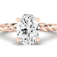 Balsam Oval Diamond Engagement Ring (Lab Grown Igi Cert) rosegold