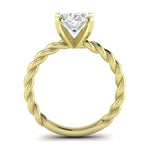 Balsam Oval Moissanite Bridal Set yellowgold