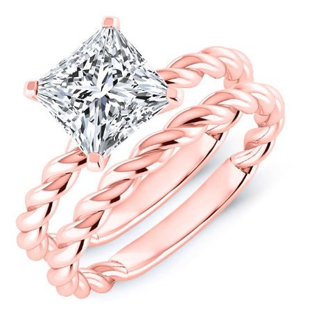 Balsam Princess Diamond Bridal Set (Lab Grown Igi Cert) rosegold