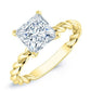 Balsam Princess Moissanite Bridal Set yellowgold