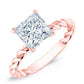 Balsam Princess Moissanite Bridal Set rosegold