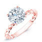 Balsam Round Diamond Bridal Set (Lab Grown Igi Cert) rosegold