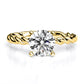 Balsam Round Diamond Engagement Ring (Lab Grown Igi Cert) yellowgold