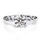 Balsam Round Diamond Engagement Ring (Lab Grown Igi Cert) whitegold