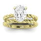 Balsam Oval Diamond Bridal Set (Lab Grown Igi Cert) yellowgold