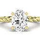 Balsam Oval Diamond Engagement Ring (Lab Grown Igi Cert) yellowgold