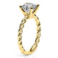 Balsam Round Diamond Engagement Ring (Lab Grown Igi Cert) yellowgold