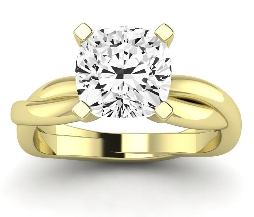 Baneberry - Cushion Lab Diamond Engagement Ring (IGI Certified) - BeverlyDiamonds