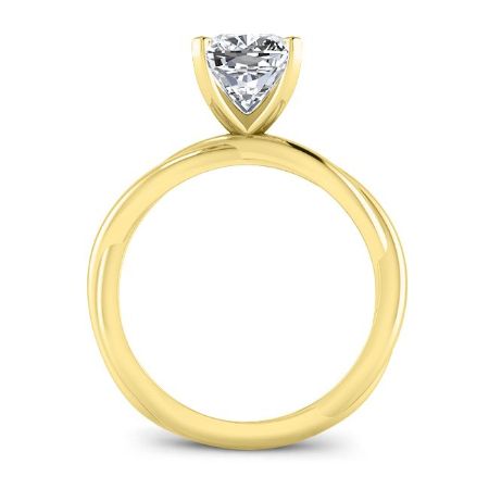 Baneberry Cushion Diamond Bridal Set (Lab Grown Igi Cert) yellowgold