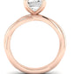 Baneberry Emerald Diamond Engagement Ring (Lab Grown Igi Cert) rosegold