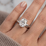 Baneberry - GIA Natural Oval Diamond Engagement Ring