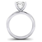 Baneberry Diamond Matching Band Only (does Not Include Engagement Ring)  For Ring With Cushion Center whitegold