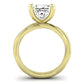 Baneberry Diamond Matching Band Only (does Not Include Engagement Ring)  For Ring With Princess Center yellowgold