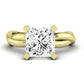 Baneberry Diamond Matching Band Only (does Not Include Engagement Ring)  For Ring With Princess Center yellowgold