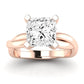 Baneberry Diamond Matching Band Only (does Not Include Engagement Ring)  For Ring With Princess Center rosegold