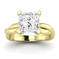 Baneberry Diamond Matching Band Only (does Not Include Engagement Ring)  For Ring With Princess Center yellowgold