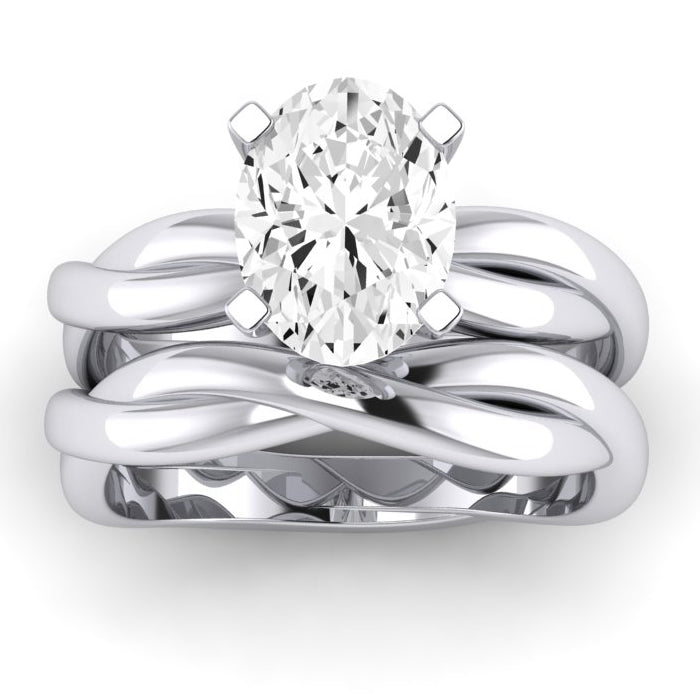 2.00 ct - Baneberry - Oval Lab Diamond Bridal Set (IGI Certified)