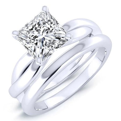 Baneberry Princess Diamond Bridal Set (Lab Grown Igi Cert) whitegold