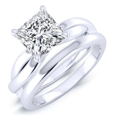 2.00 ct - Baneberry - Princess Moissanite Bridal Set