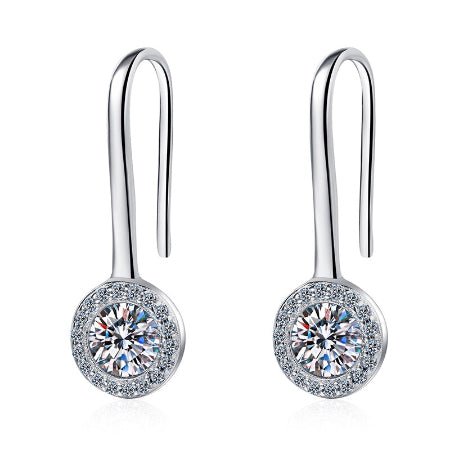 Belinda Diamond Earrings (Clarity Enhanced) whitegold