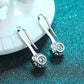 Belinda Moissanite Earrings whitegold