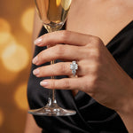 Belladonna - GIA Natural Emerald Diamond Engagement Ring