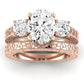 Belladonna Diamond Matching Band Only (does Not Include Engagement Ring) For Ring With Oval Center rosegold