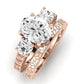 Belladonna Diamond Matching Band Only (does Not Include Engagement Ring) For Ring With Oval Center rosegold