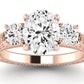 Belladonna Oval Diamond Engagement Ring (Lab Grown Igi Cert) rosegold