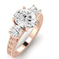 Belladonna Oval Diamond Engagement Ring (Lab Grown Igi Cert) rosegold