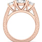 Belladonna Oval Diamond Engagement Ring (Lab Grown Igi Cert) rosegold