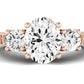 Belladonna Oval Diamond Engagement Ring (Lab Grown Igi Cert) rosegold