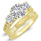 Belladonna Round Diamond Bridal Set (Lab Grown Igi Cert) yellowgold