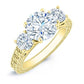 Belladonna Round Diamond Bridal Set (Lab Grown Igi Cert) yellowgold