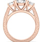 Belladonna Oval Diamond Engagement Ring (Lab Grown Igi Cert) rosegold