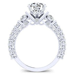 Belle Round Diamond Bridal Set (Lab Grown Igi Cert) whitegold