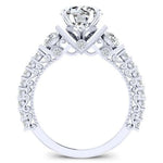 Belle Round Diamond Engagement Ring (Lab Grown Igi Cert) whitegold