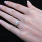 Bellflower Round Diamond Engagement Ring (Lab Grown Igi Cert) whitegold