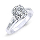 Bergamot Cushion Diamond Bridal Set (Lab Grown Igi Cert) whitegold