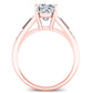 Bergamot Cushion Diamond Bridal Set (Lab Grown Igi Cert) rosegold