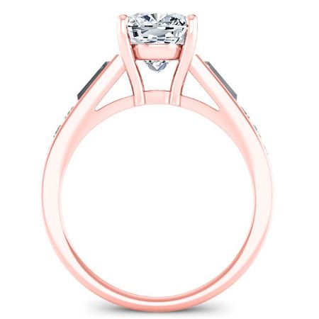 Bergamot Cushion Diamond Engagement Ring (Lab Grown Igi Cert) rosegold