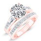 Bergamot Round Diamond Bridal Set (Lab Grown Igi Cert) rosegold