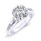 Bergamot Round Diamond Bridal Set (Lab Grown Igi Cert) whitegold