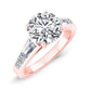 Bergamot Round Diamond Engagement Ring (Lab Grown Igi Cert) rosegold