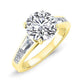 Bergamot Round Diamond Engagement Ring (Lab Grown Igi Cert) yellowgold