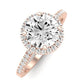 Bergenia Diamond Matching Band Only (does Not Include Engagement Ring ) For Ring With Round Center rosegold