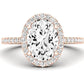 Bergenia Oval Diamond Engagement Ring (Lab Grown Igi Cert) rosegold