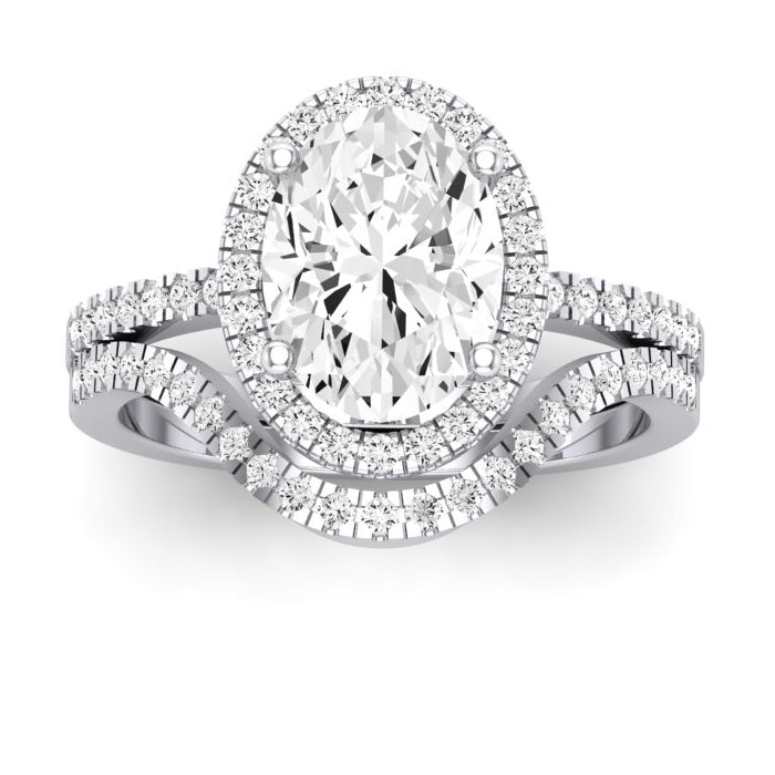 2.00 ct - Bergenia - Oval Lab Diamond Bridal Set (IGI Certified)
