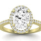 Bergenia Oval Diamond Engagement Ring (Lab Grown Igi Cert) yellowgold