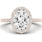 Bergenia Oval Diamond Engagement Ring (Lab Grown Igi Cert) rosegold